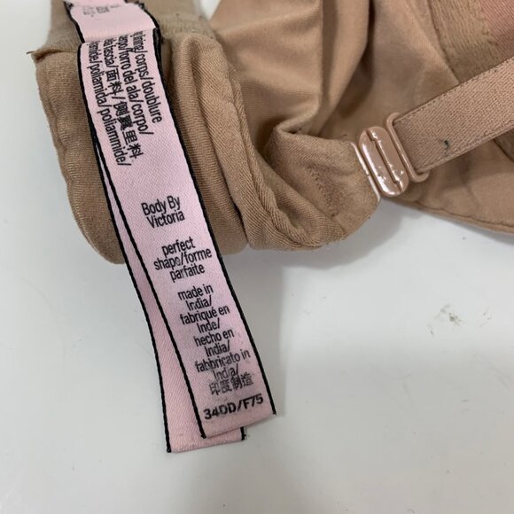 Victoria’s Secret Perfect Shape Bra in Beige - Size 34DD - Picture 4 of 7